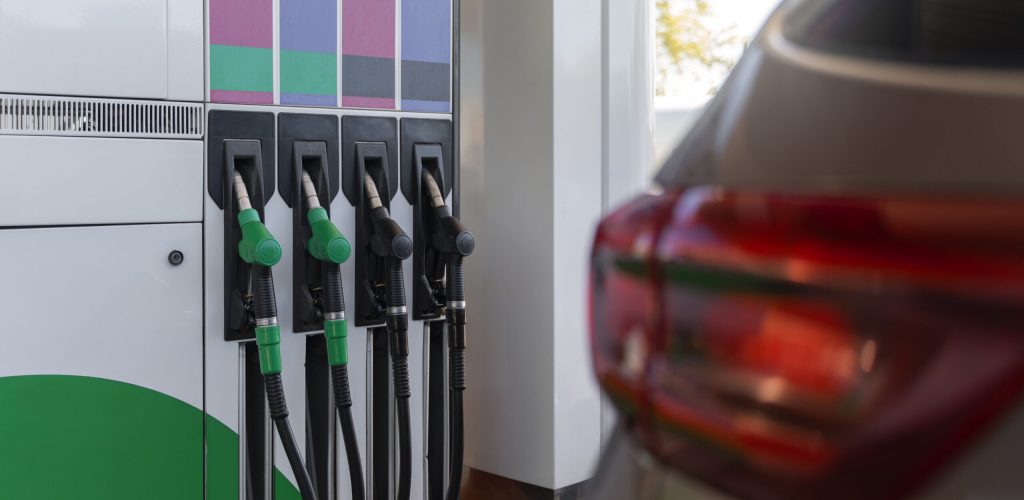 view-car-gas-station